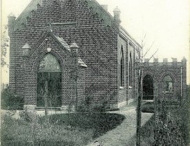 Altlutherische Kirche in der Warnicker Straße *10 - Aufnahme von ca. 1906. Quelle: Kirchenbüro der Selbständigen Evangelisch-Lutherischen Kirche (SELK)